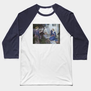 The Annunciation by John William Waterhouse Baseball T-Shirt